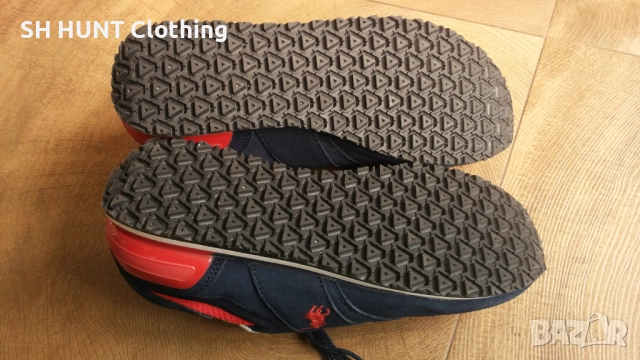 POLO RALPH LAUREN Slaton Pony Размер EUR 43 / UK 9 мъжки обувки 91-13-S, снимка 13 - Ежедневни обувки - 52652468