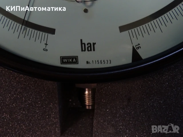 образцов манометър WIKA 341.11.250 (0-1.6)Bar precision test pressure gauge, снимка 4 - Резервни части за машини - 50505171