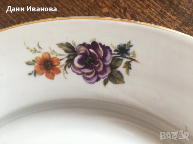 Голяма порцеланова чиния за торта / предястие, снимка 2 - Чинии - 40377309