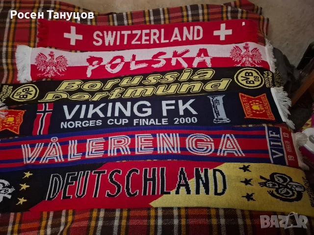 Продавам много футболни шалове, снимка 6 - Фен артикули - 52564999