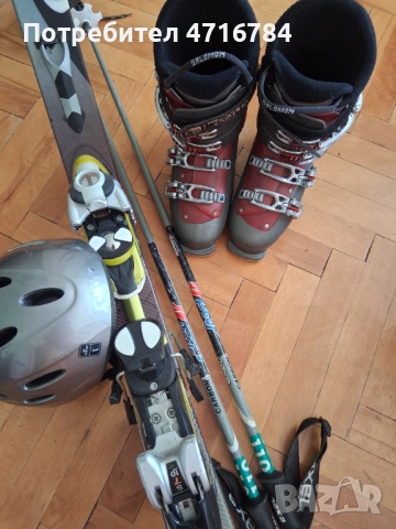 Комплект за ски спорт, снимка 2 - Зимни спортове - 53198254