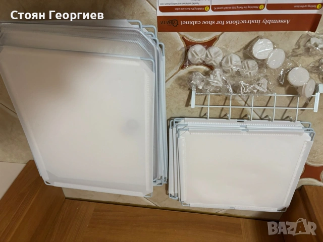 Чисто нов шкаф за обувки YIHATA 32×12×42cm, снимка 5 - Шкафове - 53402999