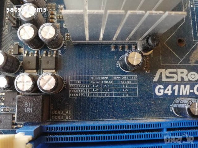 Дънна платка ASRock G41M-GS3 Socket 775 +CPU, снимка 5 - Дънни платки - 32722689