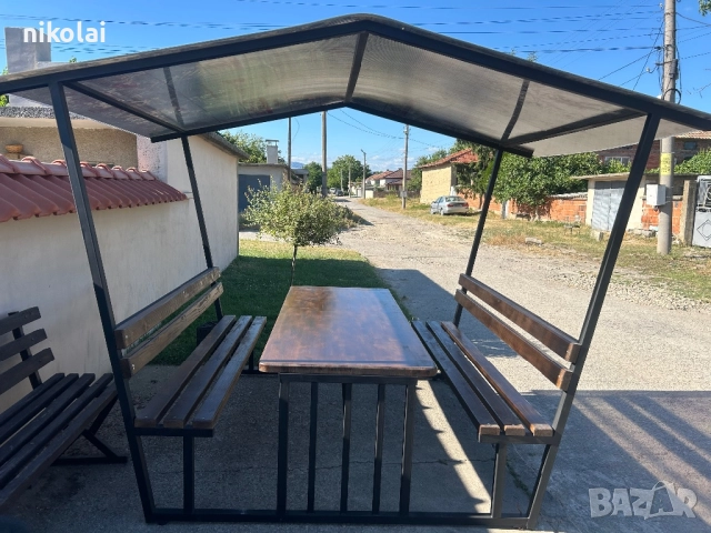 Нова беседка , снимка 7 - Градински мебели, декорация  - 43342343