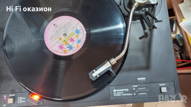 Грамофон SANYO TP 728, снимка 5 - Грамофони - 51877869