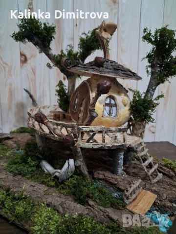 Къща на дърво,изработена с естествени материали., снимка 3 - Други стоки за дома - 52102061