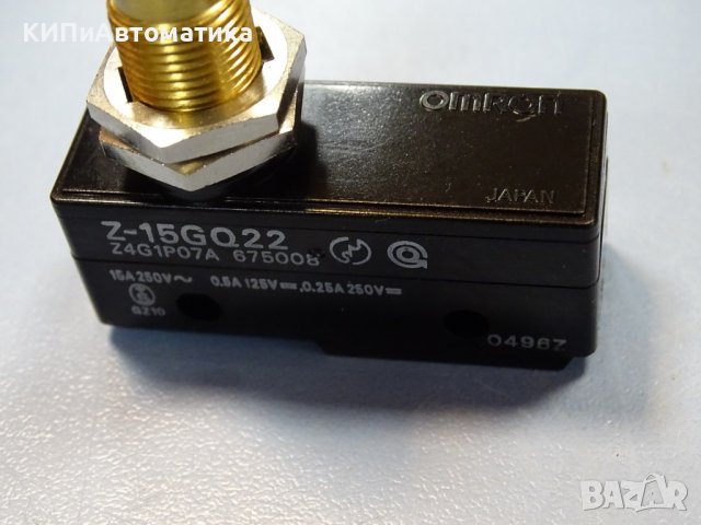 микропревключвател Omron Z-15GQ22 Micro Switch Roller Plunger, снимка 3 - Резервни части за машини - 37523033