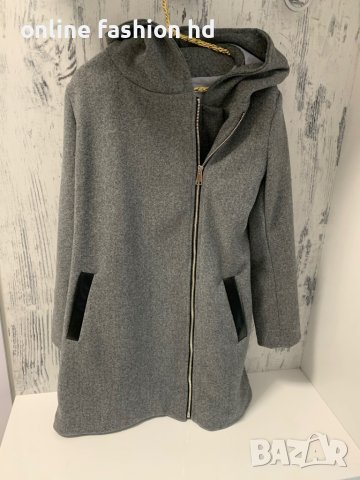 Дамско палто с качулка , снимка 2 - Палта, манта - 38478639