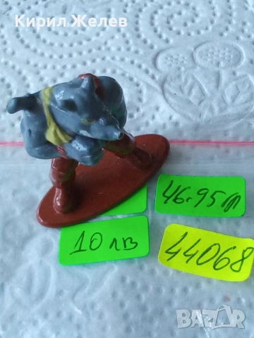 Малка метална фигурка на носорог 44068, снимка 7 - Колекции - 52730373