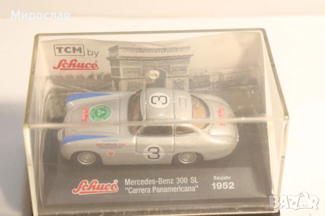 SCHUCO 1/72 MERCEDES BENZ 300 SL МОДЕЛ КОЛИЧКА, снимка 3 - Колекции - 53458152