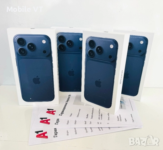 Промо! НОВ! iPhone 17 Pro 256GB Deep Blue ГАРАНЦИЯ 24 Месеца!, снимка 3 - Apple iPhone - 52454474