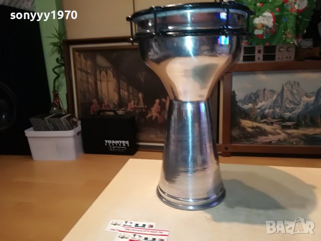 ГОЛЯМА ИНОКСОВА ТАРАМБУКА 40Х22СМ 1011221948, снимка 5 - Ударни инструменти - 38629532