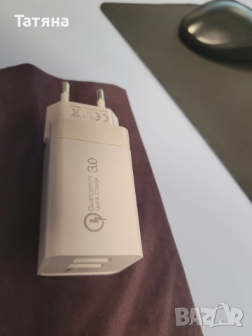 USB захранващ адаптер 18W с QC3.0 функция за бързо зареждане, снимка 6 - Оригинални зарядни - 52673539