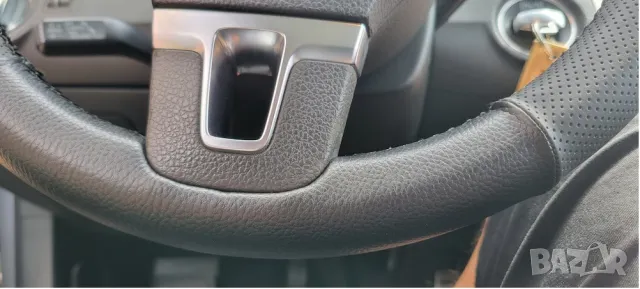 Калъф за волан шиещ 38 см. подходящ за Volkswagen PASSAT B7 CC JETTA 6 GOLF 6 TIGUAN T5, снимка 6 - Аксесоари и консумативи - 47277691