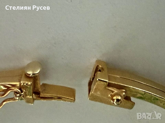 17.32гр 19см златна гривна / златно колие / синджир / ланец / злато / GOLD 585 / 14 карата 142 лв за, снимка 6 - Гривни - 52066569