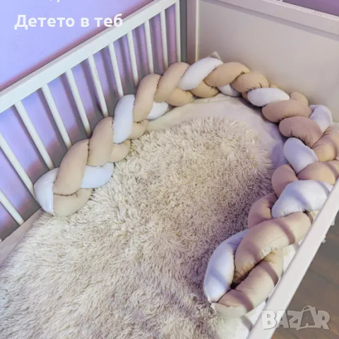 Обиколник-плитка Бежово, бяло, снимка 1