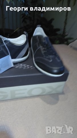 Geox оригинални обувки естествен велур естествена кожа и текстил