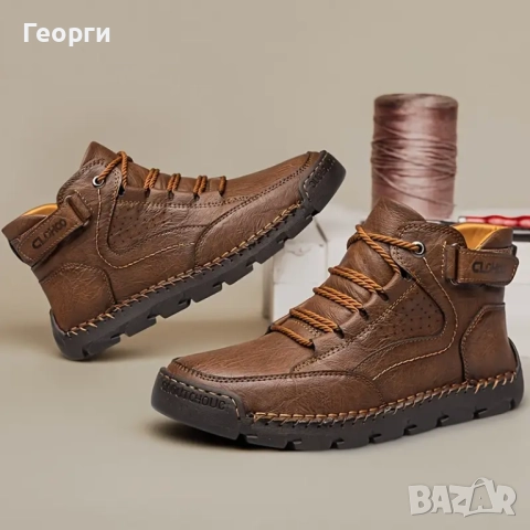CLOHOO мъжки, модерни, високи обувки, снимка 5 - Мъжки боти - 51706647