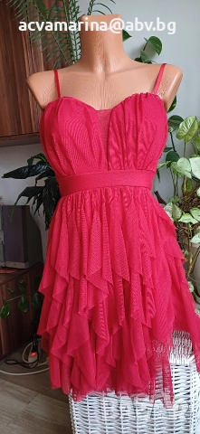червена рокля р-р ХС-С