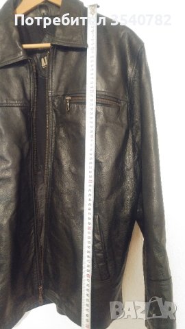 мъжко кожено яке, снимка 4 - Якета - 43255340