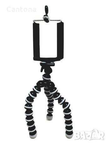 Гъвкав трипод статив за екшън камери, фотоапарати, телефони и др., снимка 2 - Чанти, стативи, аксесоари - 27114249