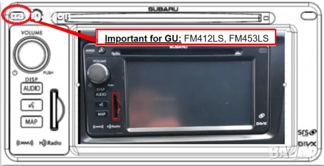 FF456LS Subaru Forester SD Card SAT NAV MAP Europe FF405LS FF446LS FF415LS