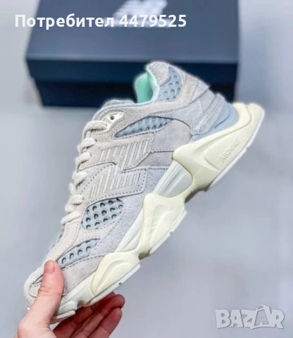 Нови дамски маратонки New balance 9060 grey, снимка 4 - Маратонки - 51005000