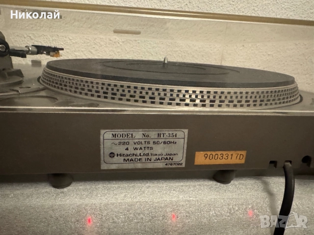 HITACHI HT-354 DIRECT DRIVE ГРАМОФОН , снимка 9 - Грамофони - 52967403