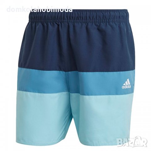 Мъжки Бански ADIDAS Length Colorblock, снимка 1 - Бански - 37413455