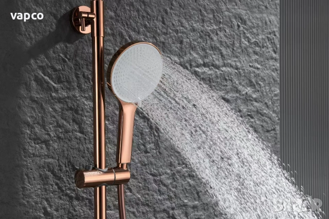 Интелигентна душ система Rose Gold с термостат и LED дисплей D47, снимка 10 - Душове - 52195503