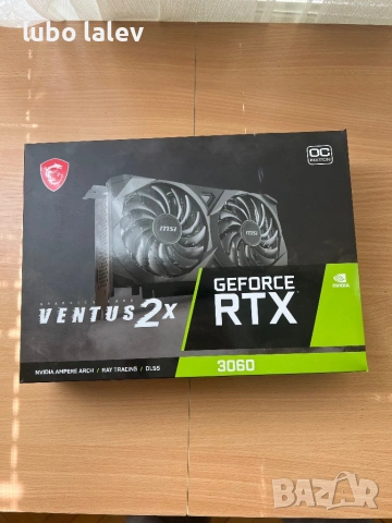 Видео карта msi ge force rtx 3060 12gb Ventus 2x