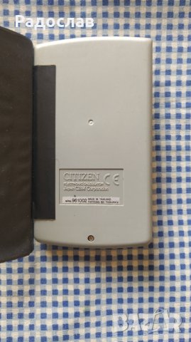 стар калкулатор CITIZEN , снимка 4 - Друга електроника - 43157564