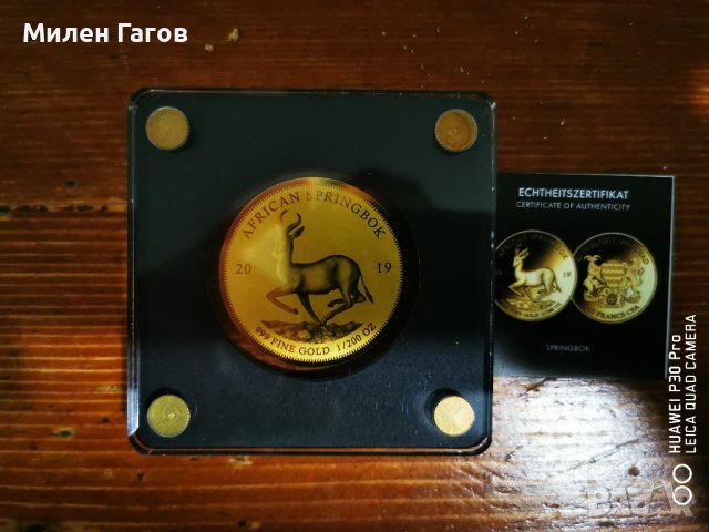 Златни кюлчета и монети, 24-каратово злато, идеални за колекционери или просто за подарък. , снимка 11 - Нумизматика и бонистика - 43440879