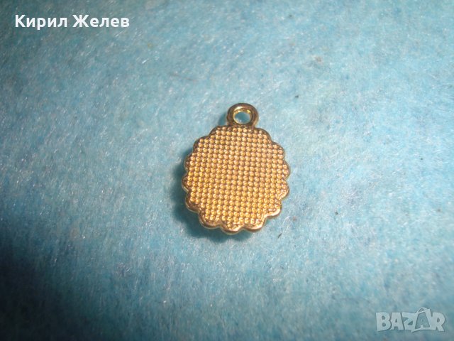 ЗЛАТИСТ БРОНЗОВ АРТ ДЕКО СТИЛЕН МЕДАЛЬОН 15347, снимка 2 - Колиета, медальони, синджири - 35653681