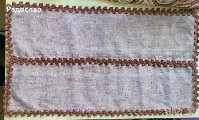 Продавам 7 нови бродирани постелки подложки за маса пикник риболов 

, снимка 2 - Покривки за маси - 50138529