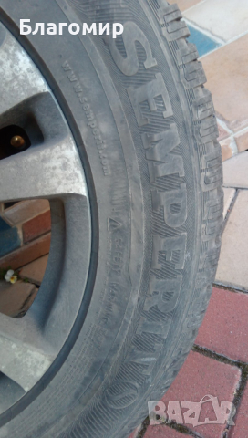 Зимни гуми SEMPERIT с алуминиеви джанти 215/65 R16 H, снимка 2 - Гуми и джанти - 44864573