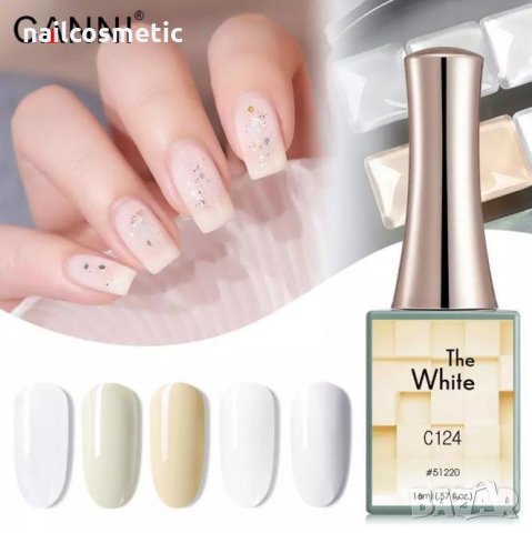 Canni Uv&Led THE WHITE серия гел лак 16 МЛ