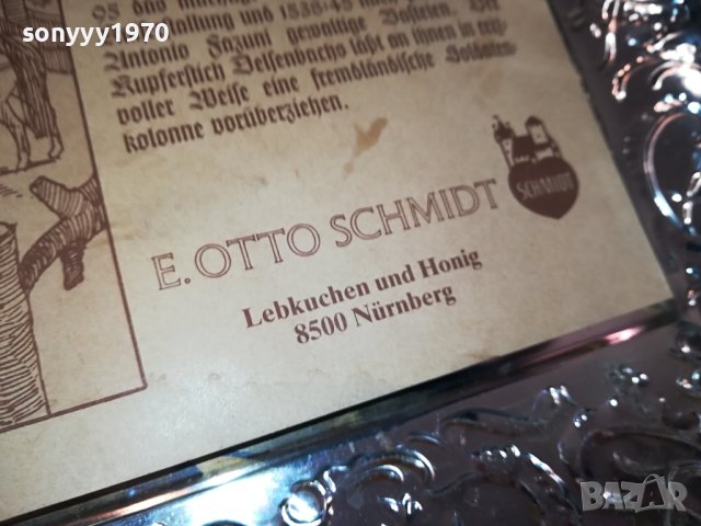 E.OTTO SCHMIDT 1985-MADE IN WEST GERMANY-МЕТАЛНА КУТИЯ 1112231041M, снимка 16 - Антикварни и старинни предмети - 43360350