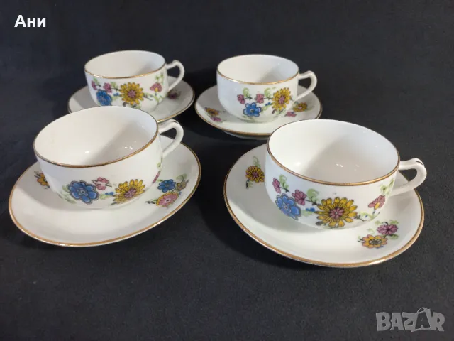 Четири двойни сета за чай LIMOGES, снимка 1