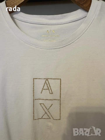 Тениска Armani Exchange, размер Л, снимка 3 - Тениски - 51633297