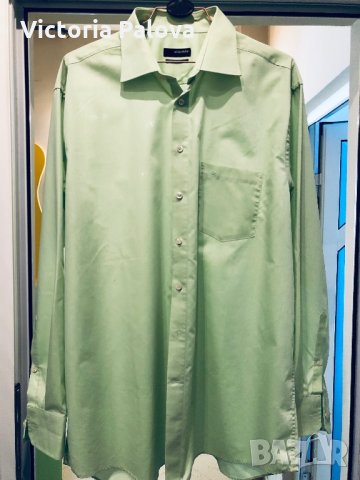 Красива риза цвят айсберг,SEIDENSTICKER, снимка 2 - Ризи - 27738285