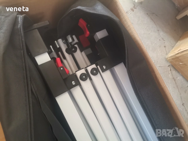 COBIZI Canopy 10x10 Pop Up Canopy Водоустойчива Tent Изскачаща палатка с прави крака, снимка 9 - Палатки - 53249382