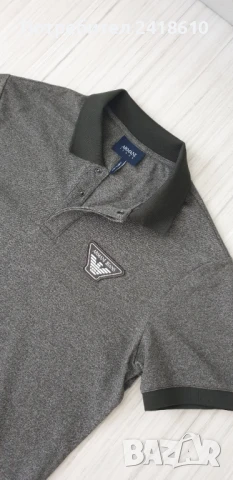 Armani Jeans AJ  Pique Stretch Cotton  Mens Size S /  НОВО! ОРИГИНАЛ! Мъжка Тениска!, снимка 14 - Тениски - 50822582