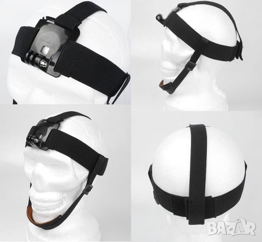 Стойка - еластична лента за глава за екшън камери, снимка 4 - Чанти, стативи, аксесоари - 27725550