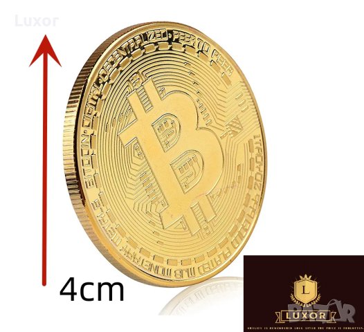 Биткойн / Bitcoin Монета, снимка 2 - Нумизматика и бонистика - 43575882