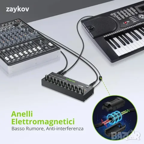 LiNKFOR 10-канален мини стерео аудио миксер, ултра ниско ниво на шум, стерео/моно, снимка 3 - Друга електроника - 50132675