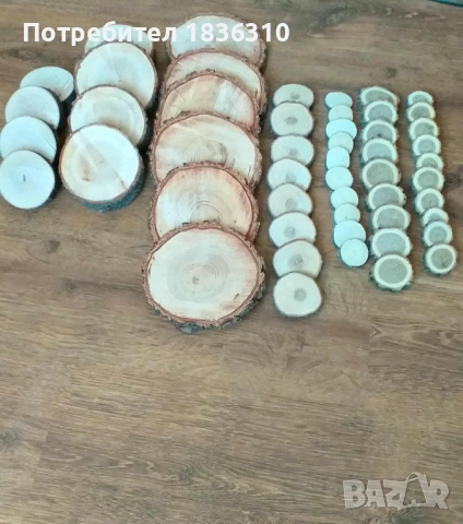Дървени шайби, снимка 2 - Декорация за дома - 52396967