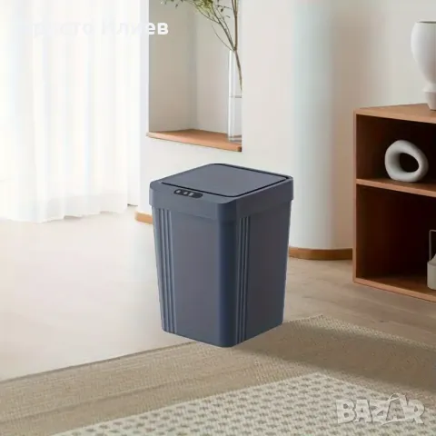 Кош за отпадъци боклук с автоматичен сензор за отваряне и затваряне, снимка 4 - Други стоки за дома - 49448870