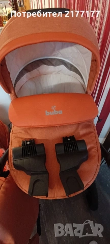 Продавам Buba zaza бебешка количка 3 в 1, снимка 10 - За бебешки колички - 53244395