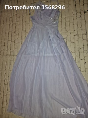 Нова дълга официална рокля в лилав цвят, снимка 1 - Рокли - 43140785